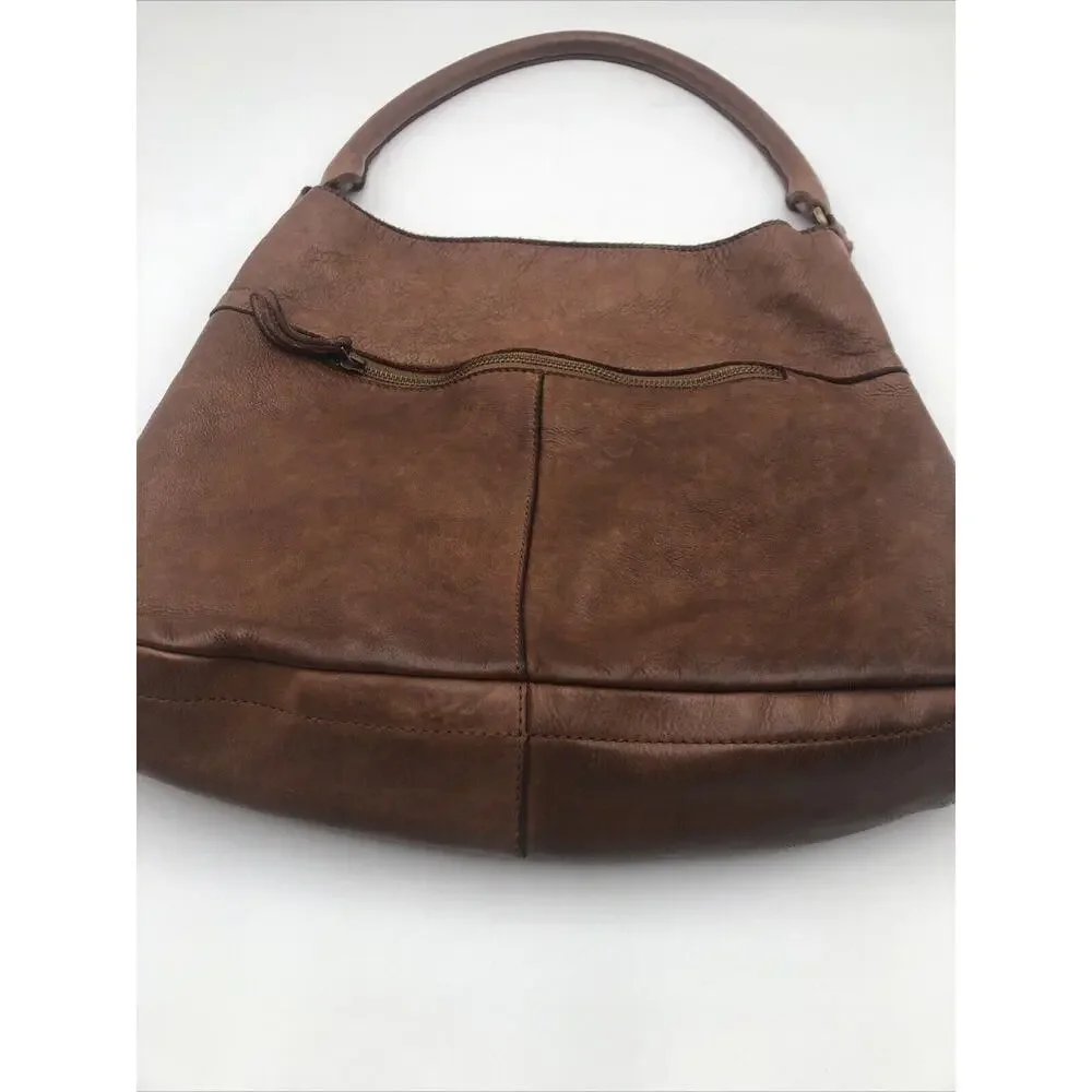 Marta Ponti Designer Soft Woven Leather Shoulder Hobo Purse Bag - Picture 7 of 12